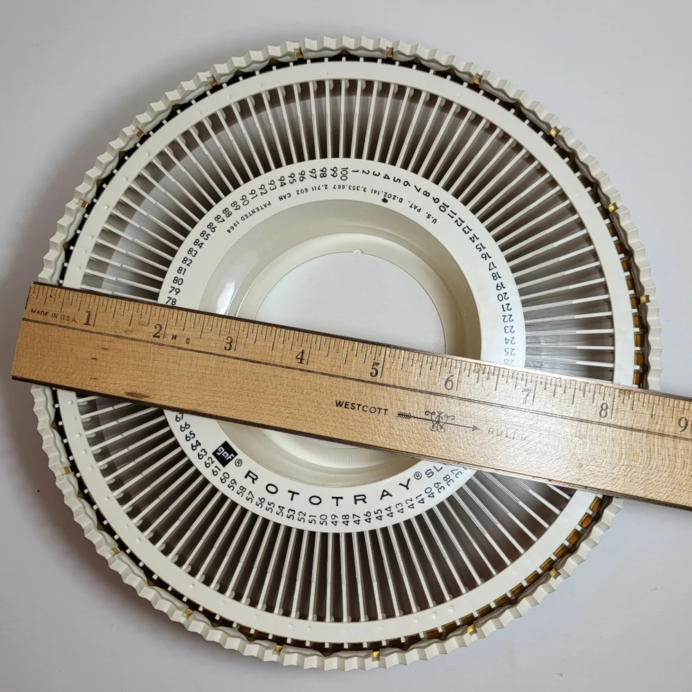 GAF Rototray Slide Carousel Rotary 100 Tray For 2